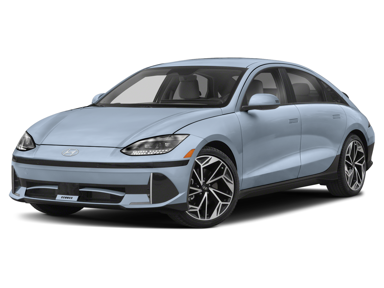 2024 Hyundai IONIQ 6 SEL Sedan 4D in Blue — front three-quarter view