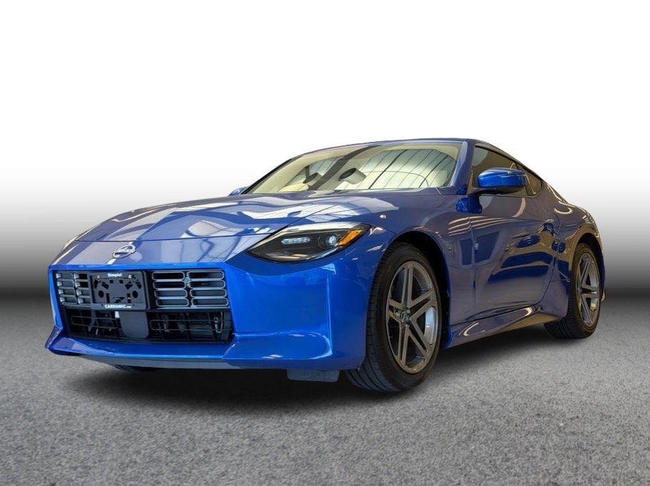 2025 Nissan Z Sport Coupe 2D in Blue — front three-quarter view