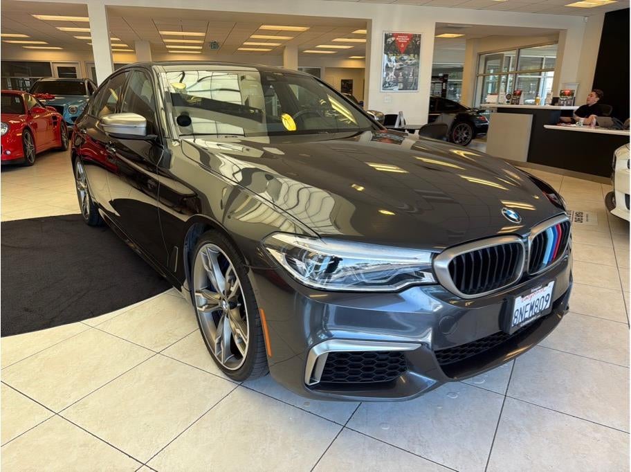 2020 BMW 5 Series — rear three-quarter view