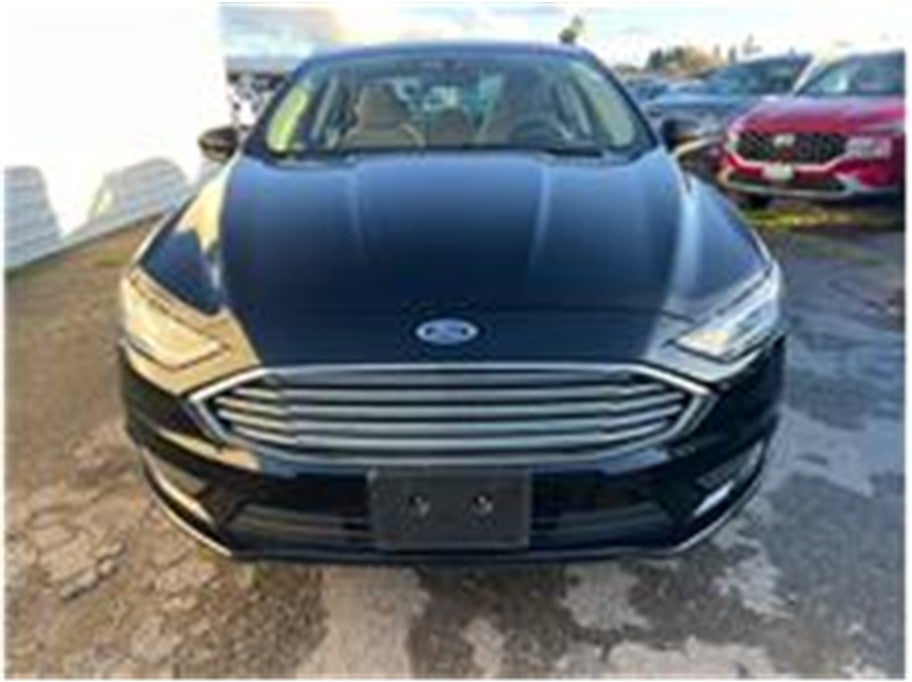 2018 Ford Fusion — rear three-quarter view