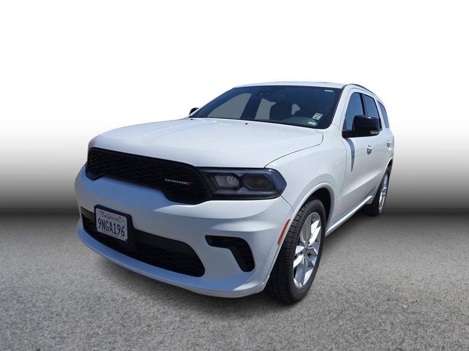 2024 Dodge Durango GT Plus Sport Utility 4D in White — front three-quarter view