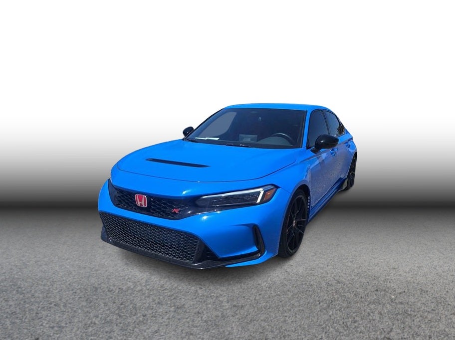 2024 Honda Civic Type R Hatchback Sedan 4D in Blue — front three-quarter view