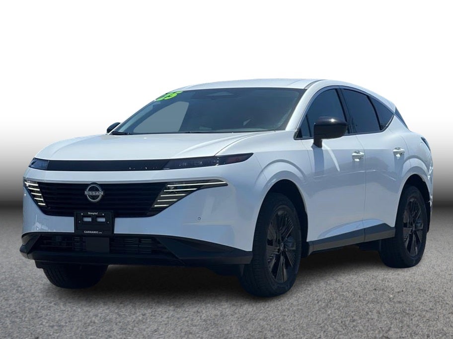 2025 Nissan Murano SV Sport Utility 4D in White — front three-quarter view