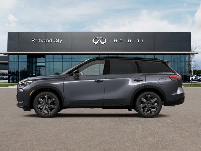 2027 INFINITI QX60 — rear three-quarter view